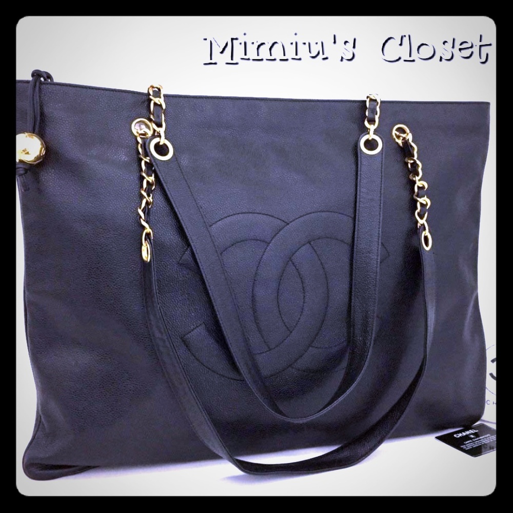 💥SOLD💥2Part 1 Authentic Chanel Caviar Portfolio - Picture 2 of 8